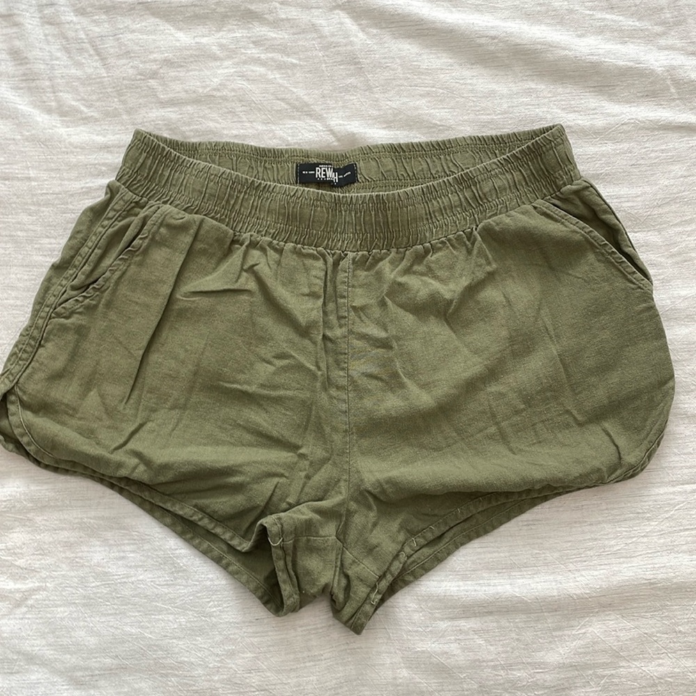 Green shorts
